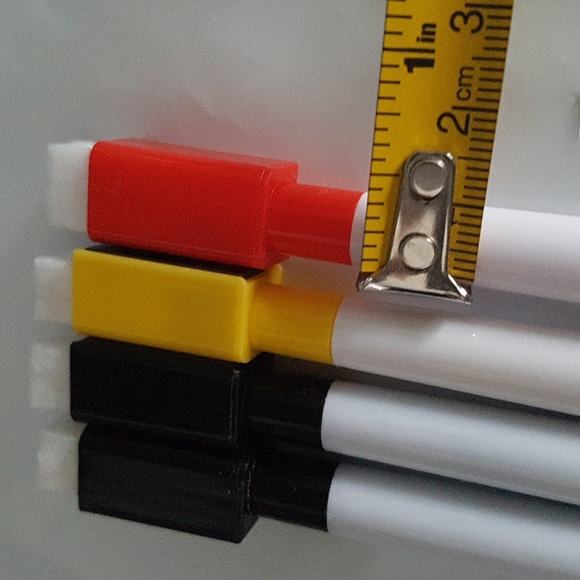2/15$ NEW 4 pcs Erasable Magnetic Markers for White Boards (Small) - Picture 6 of 7